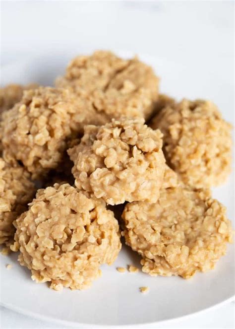 No-Bake Peanut Butter Oatmeal Cookies - I Heart Naptime