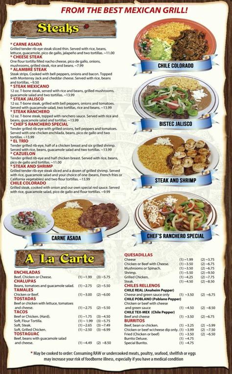 Online Menu of La Carreta Restaurant, Lexington, North Carolina, 27292 - Zmenu