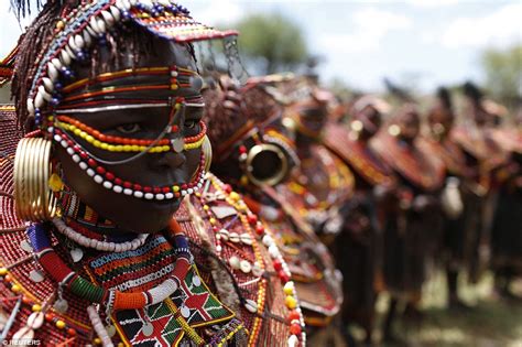 Inside the 'traditional' tribal wedding ceremony that still takes place in Kenya | Daily Mail Online