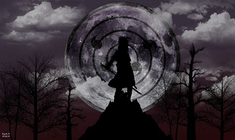 Sasuke Uchiha Rinnegan [Moon Eye] Wallpaper by SuzukeAmaterasu.deviantart.com on @DeviantArt ...