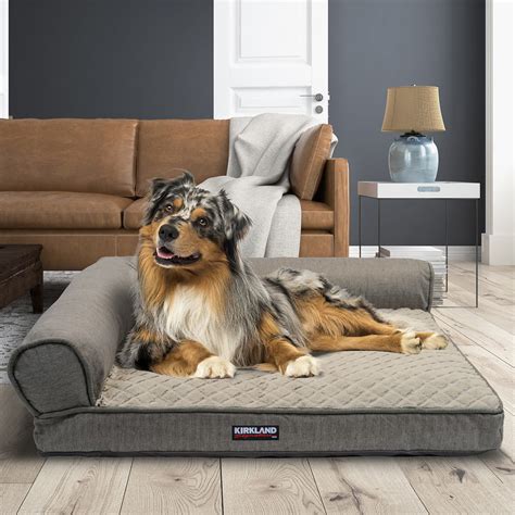 Kirkland Signature 36" x 42" (91.4 x 106.7 cm) Memory Foam Bolster Pet ...