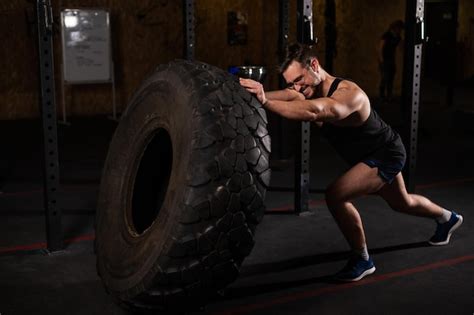 Premium Photo | Man exercising in gym