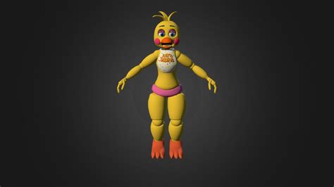 FNAF 2 Toy Chica - 3D model by animator12 [8c22be4] - Sketchfab