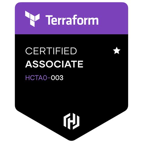 HashiCorp Certified: Terraform Associate (003) - Credly