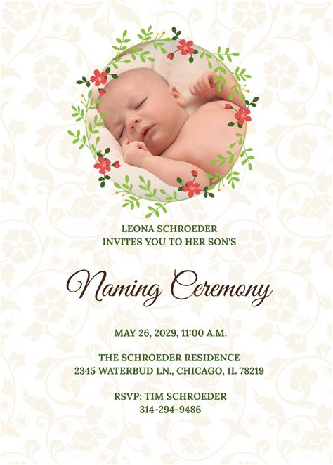 FREE Baby Invitation Templates & Examples - Edit Online & Download