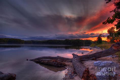 Lake of the Woods Sunset III Photograph by Megan Noble - Fine Art America