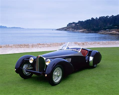 Bugatti Type 57SC Corsica Roadster - Car Stock Photos - Kimballstock