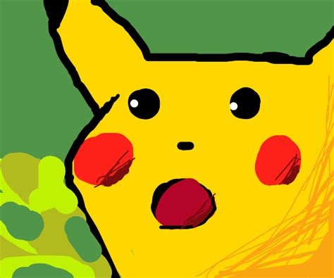 Surprised Pikachu - Drawception