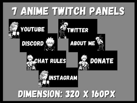 Anime twitch panels - etpvehicle