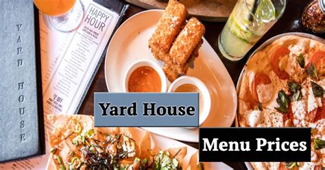 Yard House Menu Prices - Kids, Lunch, Happy Hour Menu & More