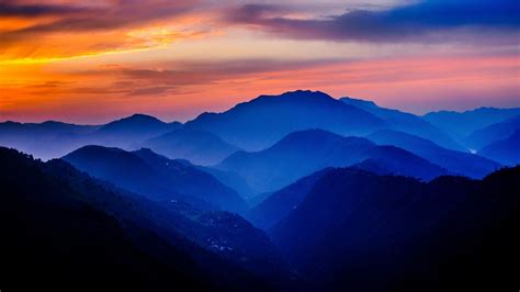 Mountain Sunset Wallpapers on WallpaperDog