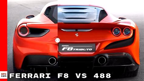 2020 Ferrari F8 Tributo vs 488 GTB - YouTube