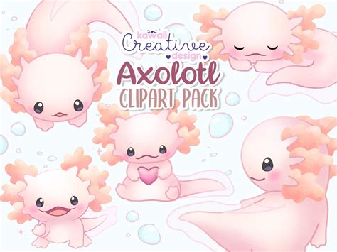 Kawaii Axolotl Wallpapers - Top Free Kawaii Axolotl Backgrounds ...