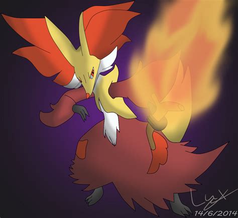 Delphox - Fire Magician by LuxSharim on DeviantArt