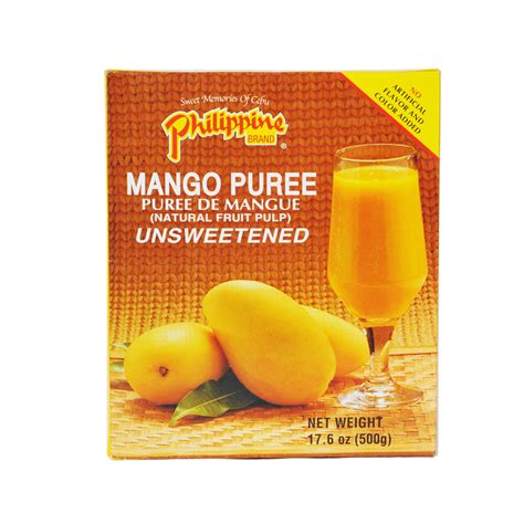 Philippine Brand Mango Puree Unsweetened 500g