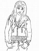 Free Printable Hannah Montana Coloring Pages For Kids sketch template