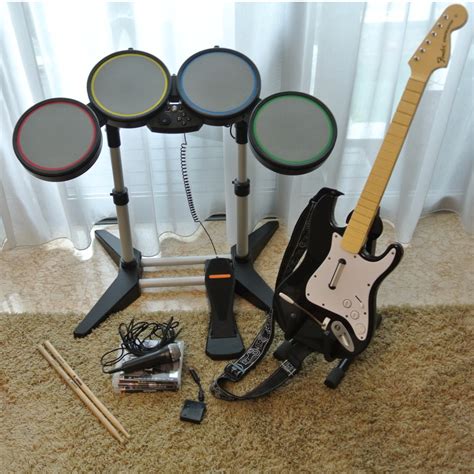 PS3 - Rock Band Full Instrument Set with games, Video Gaming, Video Game Consoles, Others on ...