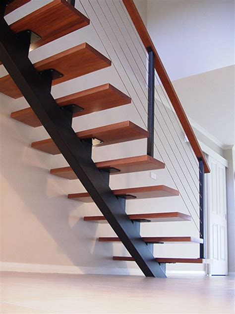 interior concrete stairs | Stair railing design, Interior stairs, Staircase design