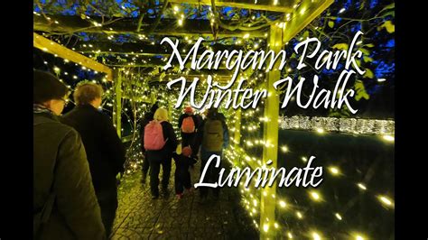 Margam Country Park | Winter Christmas Light Walk | Luminate - YouTube