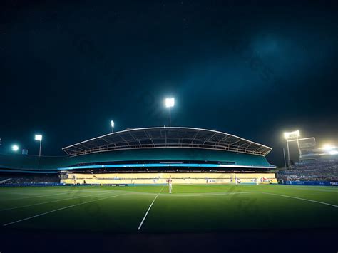 Cricket Stadium At Night Background Photo | JPG Free Download - Pikbest