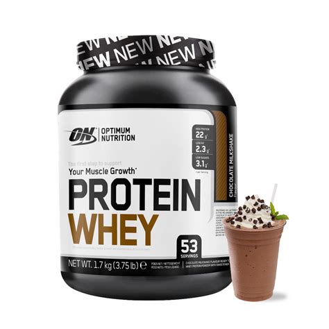 Optimum Nutrition Protein Whey - Chocolate Milkshake - 1700gr - Πωρίας