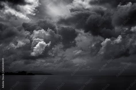 dark clouds for black stormy weather background Stock Photo | Adobe Stock