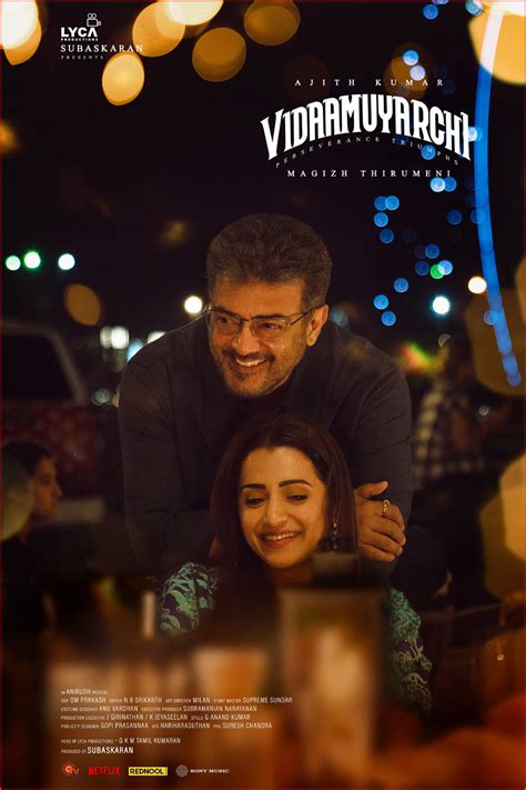 Ajith, Trisha new look from VidaaMuyarchi out | cinejosh.com