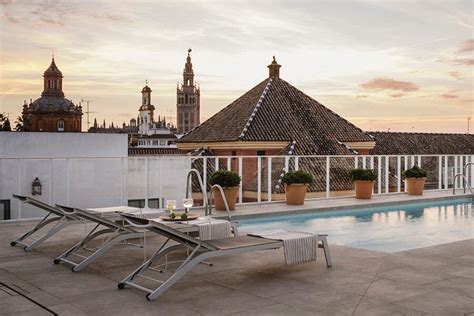 Terrace and pool | Hotel Fernando III | Seville | Official website