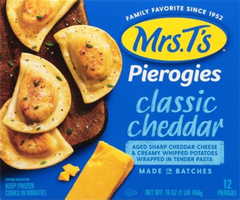 Mrs. T's® Classic Cheddar Pierogies, 12 ct / 1.3 oz - Fry’s Food Stores