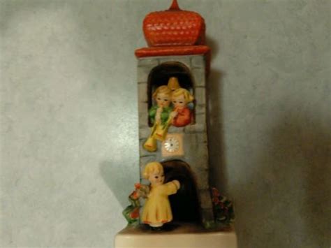 Vintage Goebel/ Hummel Figurine "Whitsuntide" Angels in Bell Tower~Germany~#163 -- Antique Price ...