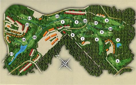 Course Layout & Tee by Tee Info - ThousandHills.com