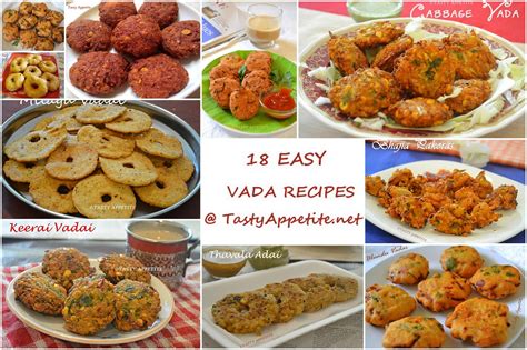 18 Easy Vada Recipes / South Indian Vadai Recipes/ Healthy Snack Recipes