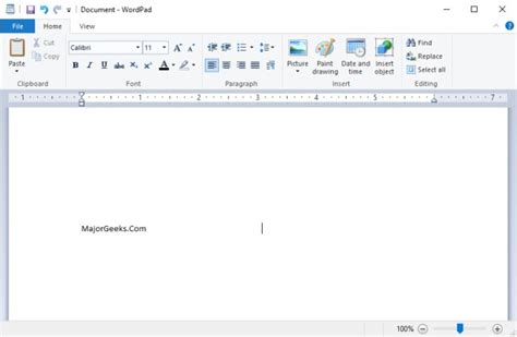 How to Run, Use, and Reset WordPad in Windows 10 - MajorGeeks