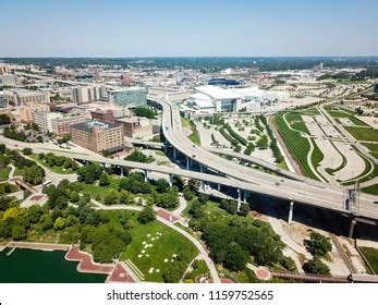 Aerial Photography Downtown Omaha Skyline Stock Photo 1159752565 | Shutterstock