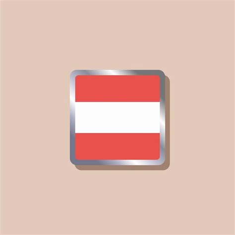 Premium Vector | Illustration of austria flag template