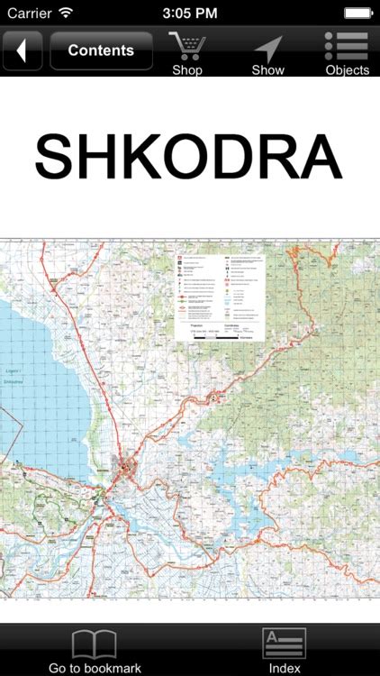 Shkodra. Tourist map. by AGT Geocentre