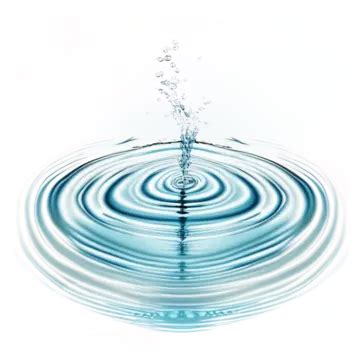 Realistic Water Ripple Transparent Image, Water, Ripple, Drop PNG ...