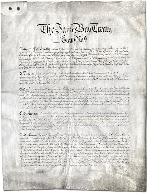 Archives of Ontario: James Bay Treaty - page 1