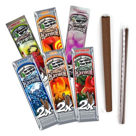 420 - Double Platinum Blunt Wraps 2’s – Asstd Flavours