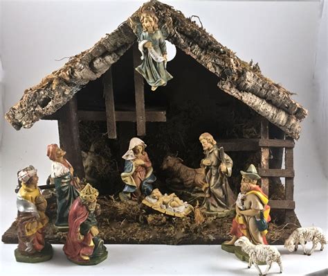 Vintage Fontanini Nativity Set Italy 13 Piece Manger Scene | Etsy | Nativity set, Fontanini ...