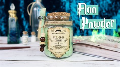 HARRY POTTER DIY - FLOO POWDER | Cherry Wallis - YouTube