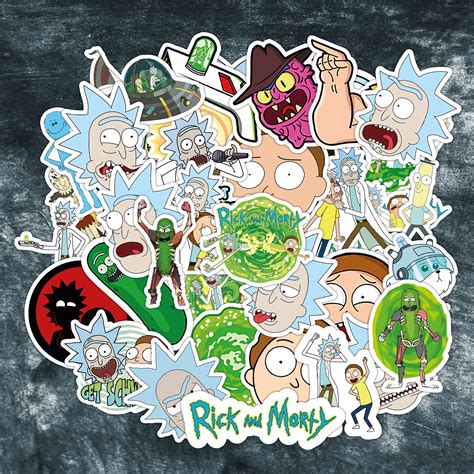 Rick and Morty Stickers Pack Morty Stickers | Etsy Singapore