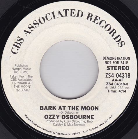 Ozzy Osbourne - Bark At The Moon (1983, Vinyl) | Discogs