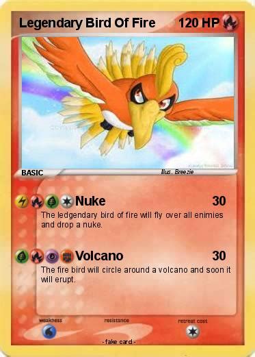 Pokémon Legendary Bird Of Fire - Nuke - My Pokemon Card