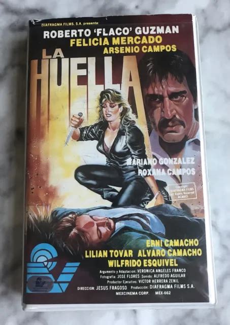 LA HUELLA VHS Rare Horror Cult Mexi Slasher Spanish Clamshell Occult $24.95 - PicClick