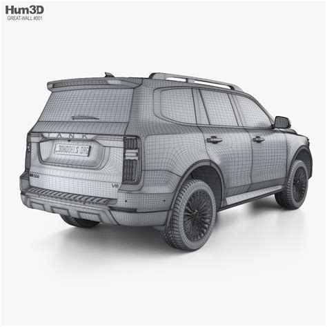 Great-Wall Tank 500 Business 2022 3D model - Download Crossover SUV on ...