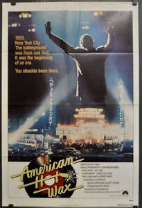 AMERICAN HOT WAX 1978 ORIGINAL 27X41 MOVIE POSTER TIM McINTIRE FRAN ...