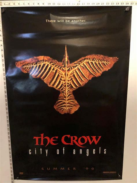 The Crow City of Angels Movie Poster One Sheet Rare Not Folded 27x40 ...