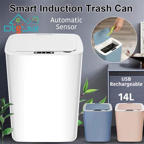 Amazing Smart Trash Can Bin Wireless Sensor Automatic Trash Bin ...