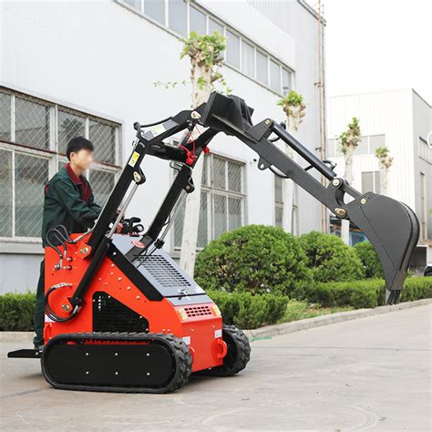 High Performance Small New Crawler Steer Backhoe Farmland Skid Loader with Attachments - China ...